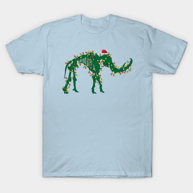 Christmas Mammoth T-Shirt by ziafrazier